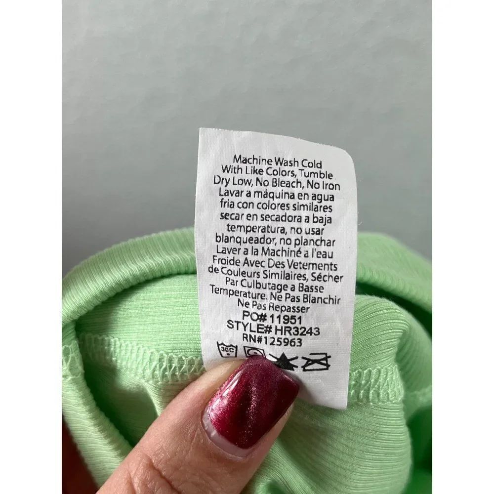 Beyond Yoga Heather Rib High Waisted Midi Legging Size Small Lime Green Athletic - Picture 7 of 9